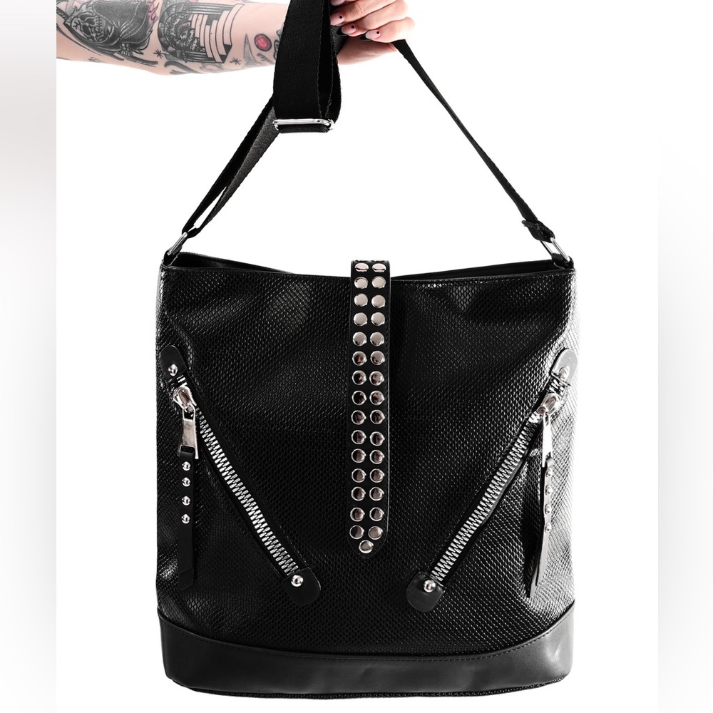 Foxblood Vex Shoulder Bag - Apple Leather